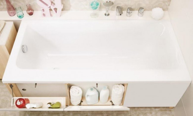 Ванна акриловая Cersanit Smart 170*80 слив слева WP-SMART*170-R