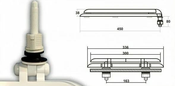 Сиденье для унитаза Monaco белое VI 3 P