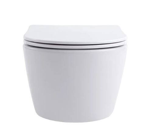 Унитаз подвесной Aquatek Европа AQ1106-00 безободковый с микролифтом