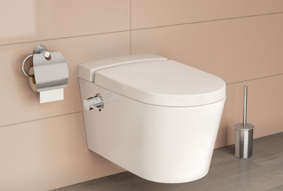 Унитаз подвесной Vitra Nest 5176B003-6233 безободковый с функцией биде