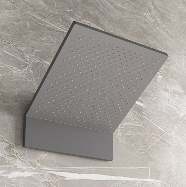 Душевая система Vincea Futura VSFW-2F11TGM термостат встраиваемая вороненая сталь