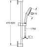 Душевой гарнитур Grohe Tempesta Cube 110 27579003