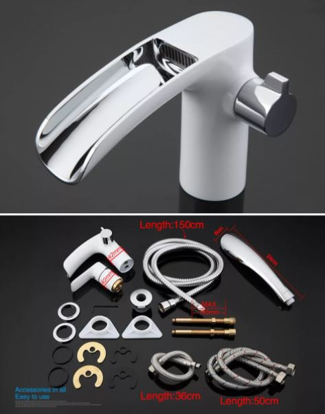 Смеситель Gappo Noar G1148-8 врезной на борт ванны