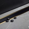Душевой лоток Pestan Confluo Premium Line 650 13100116 Black Glass Gold
