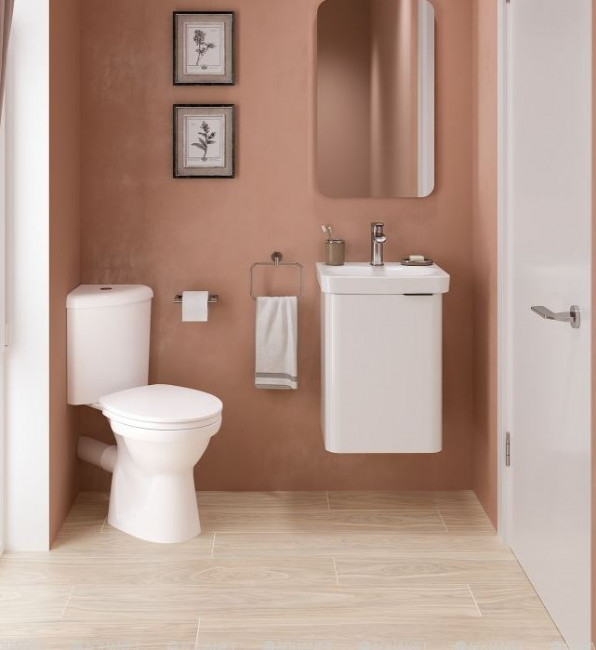 Унитаз-компакт Norm Wenkel 9854B099-7200 угловой с сиденьем микролифт