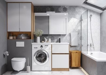 Зеркальный шкаф Акватон Лондри 120 1A267402LH010