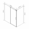 Душевой уголок Vincea Como 140*100 VSR-1C1014CL прозрачное