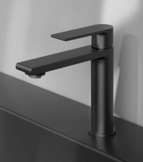 Смеситель Vincea Vogue VBF-1V1MB для раковины черный матовый