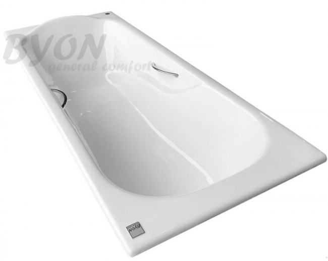 Ванна чугунная Byon Christa 180*80 с ручками