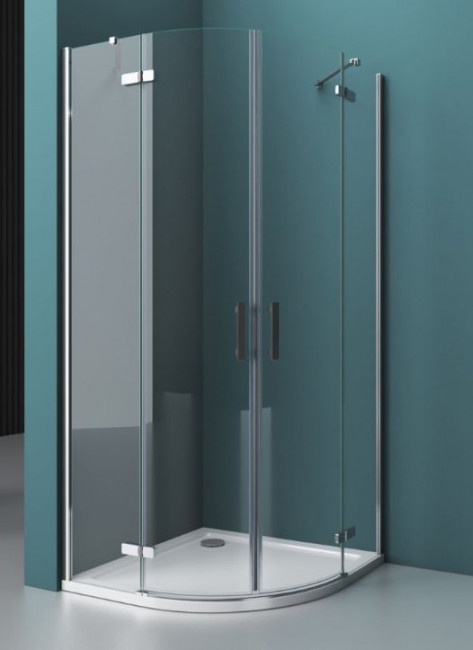 Душевой уголок BelBagno KRAFT-R-2-90-C-Cr 90*90 прозрачное