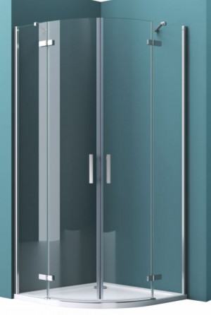 Душевой уголок BelBagno KRAFT-R-2-90-C-Cr 90*90 прозрачное