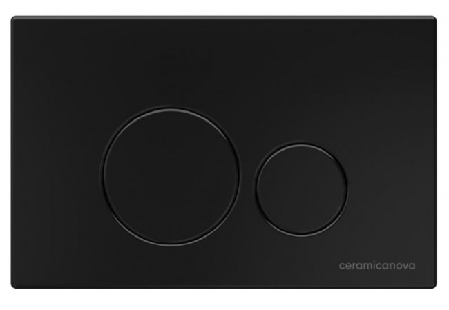 Система инсталляции Ceramica Nova Envision CN1001B с кнопкой Round черная матовая