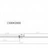 Душевой уголок Vincea Dice 130*90 VSR-4D9013CL прозрачное