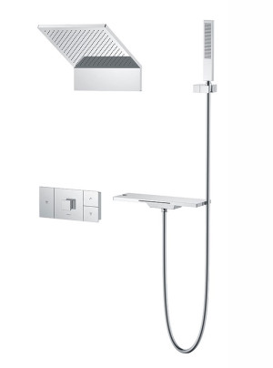 Душевая система Vincea Futura VSFW-2F11TCH термостат встраиваемая хром