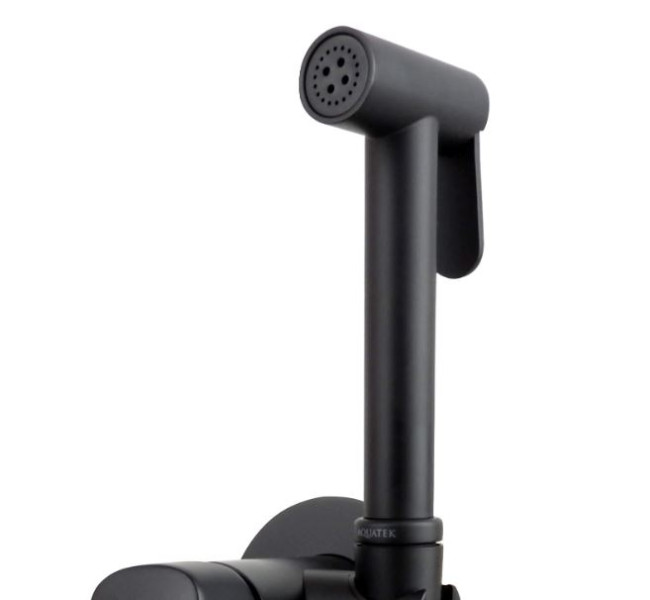 Комплект гигиенического душа Aquatek Вега AQ1019MB черный матовый