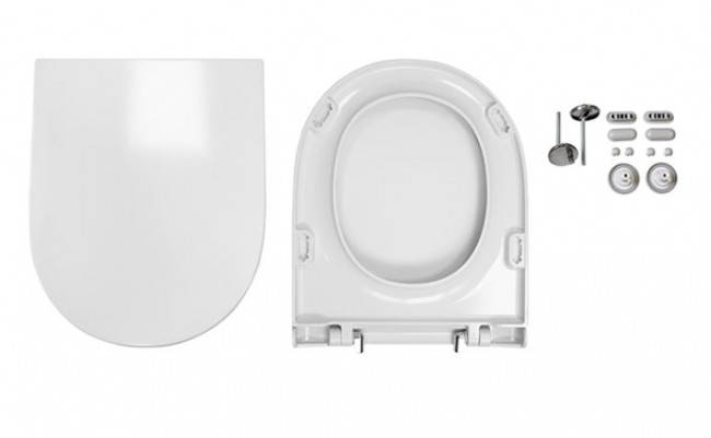 Унитаз подвесной Sanita Attica DM с микролифтом ATCSLWH0104