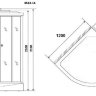 Душевая кабина Niagara NG-3513-14L 120*80 левая