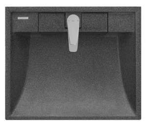 Раковина Акватон Рейн 60 графит 1A72103KRW210 для установки над стиральной машиной