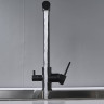 Смеситель Maretti Project Black PB31RZF12 для кухни с подключением к фильтру черный матовый