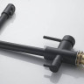 Смеситель Maretti Project Black PB31RZF12 для кухни с подключением к фильтру черный матовый