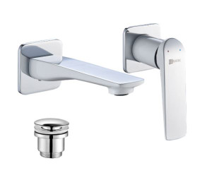 Смеситель Lemark Allegro LM5936CW для раковины настенный хром/белый