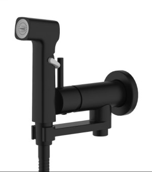 Комплект гигиенического душа Aquatek Ника AQ1819MB черный матовый