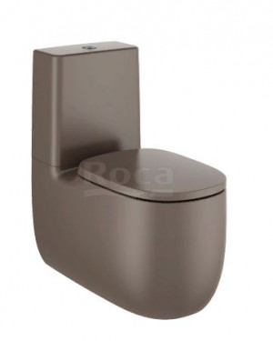 Унитаз Roca Beyond 3420B9660 Coffee rimless напольный с бачком 3410B1660 безободковый без сиденья