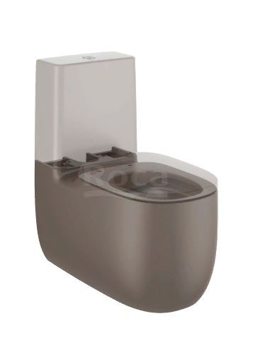 Унитаз Roca Beyond 3420B9660 Coffee rimless напольный с бачком 3410B1660 безободковый без сиденья