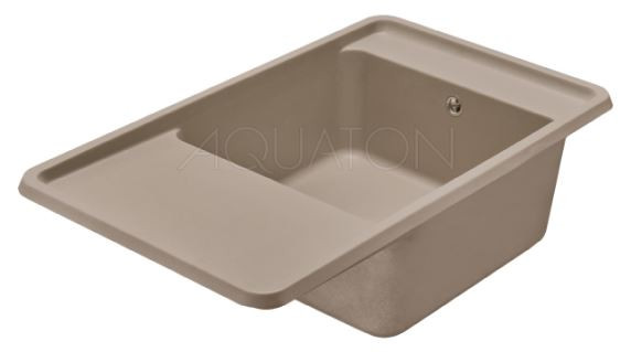 Мойка для кухни Акватон Беллис 87 1A724832BS250 серый шелк