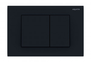 Клавиша смыва Aquatek KDI-0000012 черный матовый