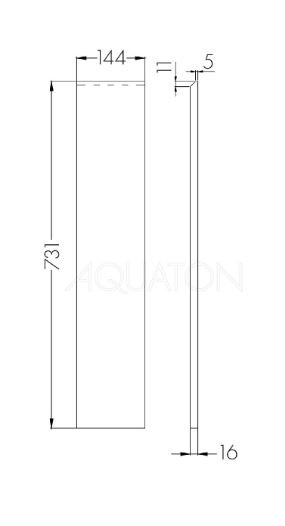 Фасад Акватон Лондри 20 1A275001LH010 белый