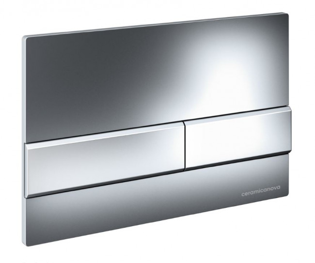 Система инсталляции Ceramica Nova Envision CN1002CH с кнопкой Flat хром глянец