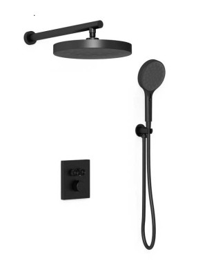 Душевая система Vincea Inspire VSFW-3I21MT2MB термостат встраиваемая черный матовый