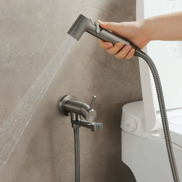 Комплект гигиенического душа Aquatek Ника AQ1819BGM оружейная сталь