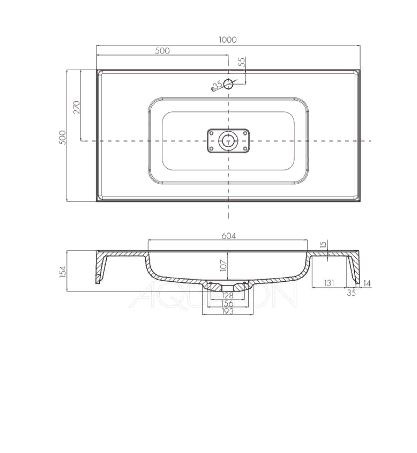 Раковина Акватон Ричмонд 100 1A70603KRD010