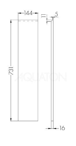 Фасад Акватон Лондри 20 1A275001LH0C0 дуб сантана