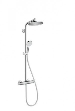 Душевая система Hansgrohe Crometta S Showerpipe 240 1jet 27267000 с термостатом