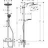 Душевая система Hansgrohe Crometta S Showerpipe 240 1jet 27267000 с термостатом