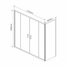 Душевой уголок Vincea Garda 170*90 VSR-1G29017CL прозрачное