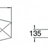 Раковина SantiLine SL-1059 63,5*41 накладная