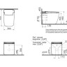 Интеллектуальный напольный унитаз VitrA V-Care Prime 7232B403-6217