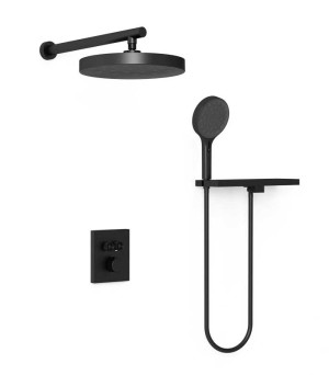 Душевая система Vincea Inspire VSFW-3I21MT2RMB термостат встраиваемая черный матовый