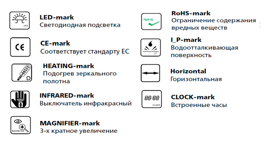 Зеркало Esbano ES-3845RD 80*70