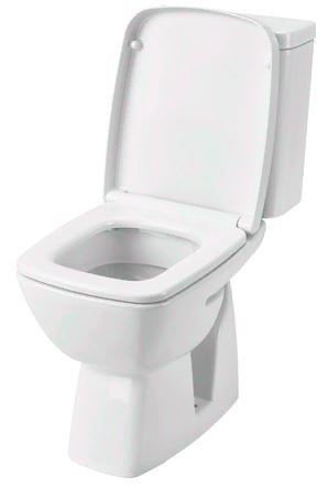 Унитаз-компакт Santek Нео Лайт 1WH302408 диагональный выпуск сиденье без микролифта