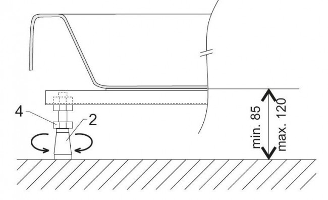 Опорная конструкция для поддонов Ravak LA 100*100 B2F0000003