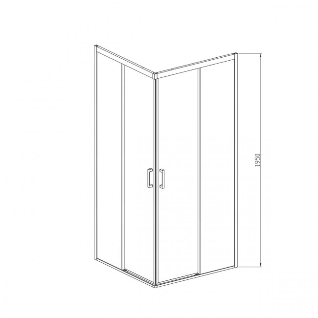 Душевой уголок Vincea Soft 90*90 VSS-3SO900CL прозрачное