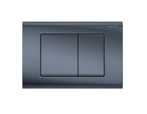 Клавиша смыва Aquatek KDI-0000033 оружейная сталь