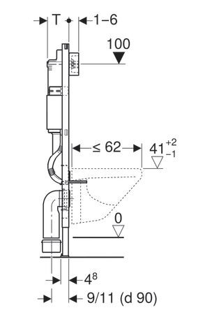 Система инсталляции Geberit Duofix 458.122.21.1