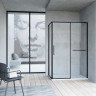Душевой уголок Vincea Slim Soft 130*80 VSR-1SS8013CLB прозрачное