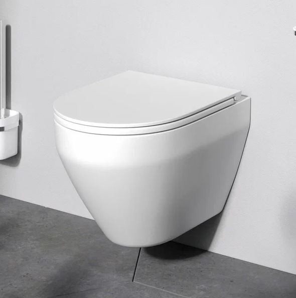 Унитаз подвесной Am.Pm Spirit V2.0 FlashClean C701700SC безободковый с микролифтом